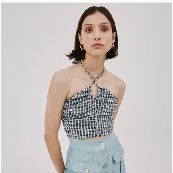 C/MEO COLLECTIVE ROTATE CROP TOP - Picture 1 of 12